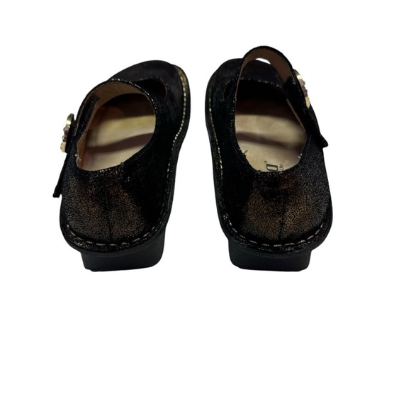 Algeria paloma Copper Bronze Sparkle Mary Jane Comfort Shoes size 36 - Picture 6 of 8